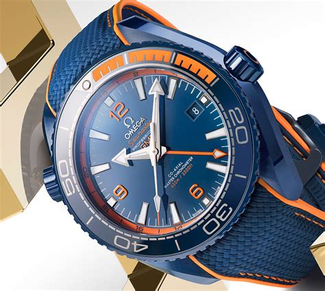 omega seamaster planet ocean blue gmt|omega planet ocean gmt price.